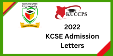 KUCCPS 2023 Admission Letters
