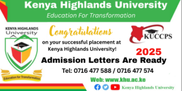 KUCCPS Admission Letters 2025
